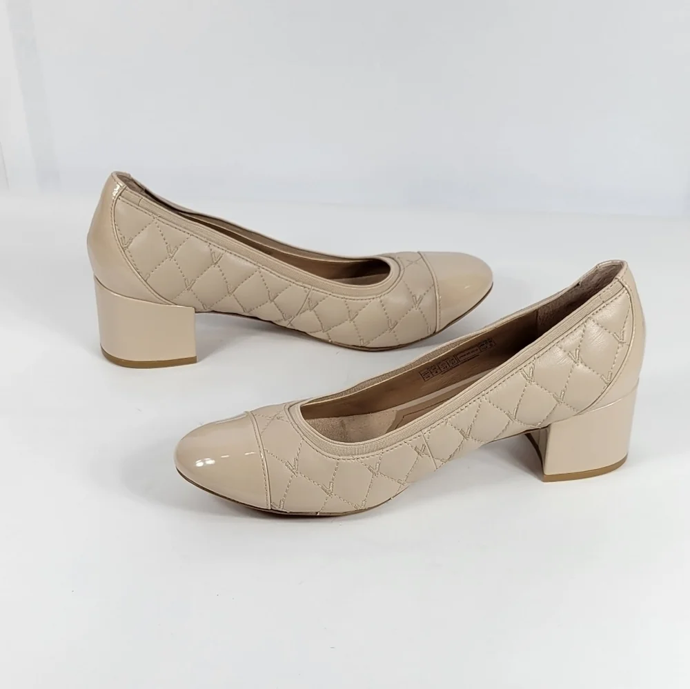 Vionic Ruby Quilted Block Heels #483 Size 10